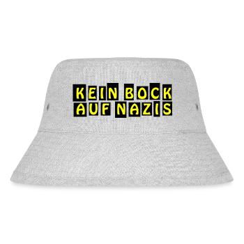 boardgame chess backgammon game night - Stanley/Stella recycelter Bucket Hat - Grau meliert - Vorne