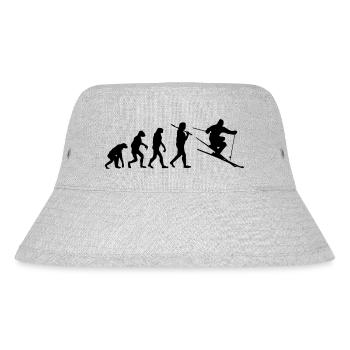 Ski - Stanley/Stella recycelter Bucket Hat - Grau meliert - Vorne