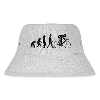 Radfahrer Fahrrad Radeln Fahrradfahrer Radfahren - Stanley/Stella recycelter Bucket Hat - Grau meliert - Vorne