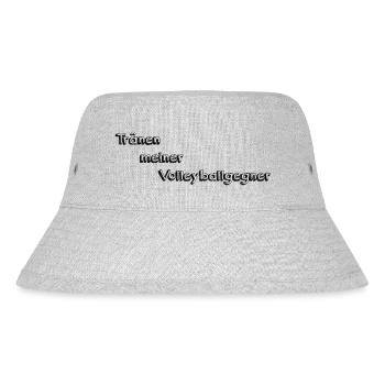 Tränen meiner Volleyballgegner - Stanley/Stella recycelter Bucket Hat - Grau meliert - Vorne