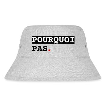 Pourquoi pas - Bob recyclé Stanley/Stella - gris chiné - Devant