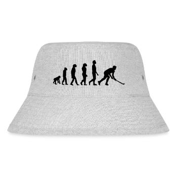 Evolution Hockey / Feldhockeyspieler - Stanley/Stella recycelter Bucket Hat - Grau meliert - Vorne