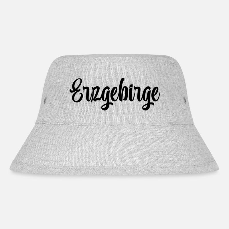 Erzgebirge Heimat - Stanley/Stella recycelter Bucket Hat - Grau meliert