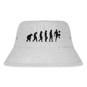 Fußballspieler Fußballmannschaft Fußballdesign - Stanley/Stella recycelter Bucket Hat - Grau meliert - Vorne