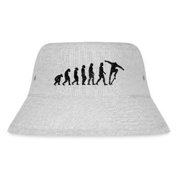 Skateboard Skaten Skater Skate-Fan Skateboarding - Stanley/Stella recycelter Bucket Hat - Grau meliert - Vorne