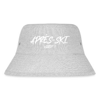 Après Ski 2024 Heart - Stanley/Stella Recycled Bucket Hat - heather grey - Front