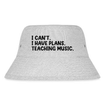 Je ne peux pas j’ai des projets Enseigner la classe de professeur de musique - Bob recyclé Stanley/Stella - gris chiné - Devant