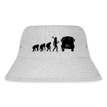 Evolution Bus School Bus Driver Driving Busman - Stanley/Stella Recycled Bucket Hat - heather grey - Front