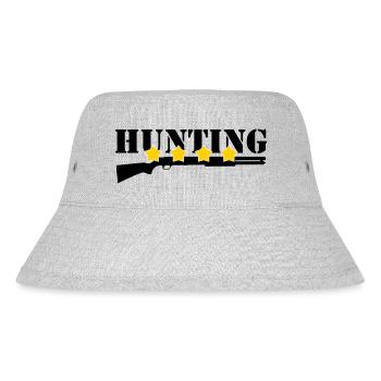 Jagd – Jäger - Stanley/Stella recycelter Bucket Hat - Grau meliert - Vorne