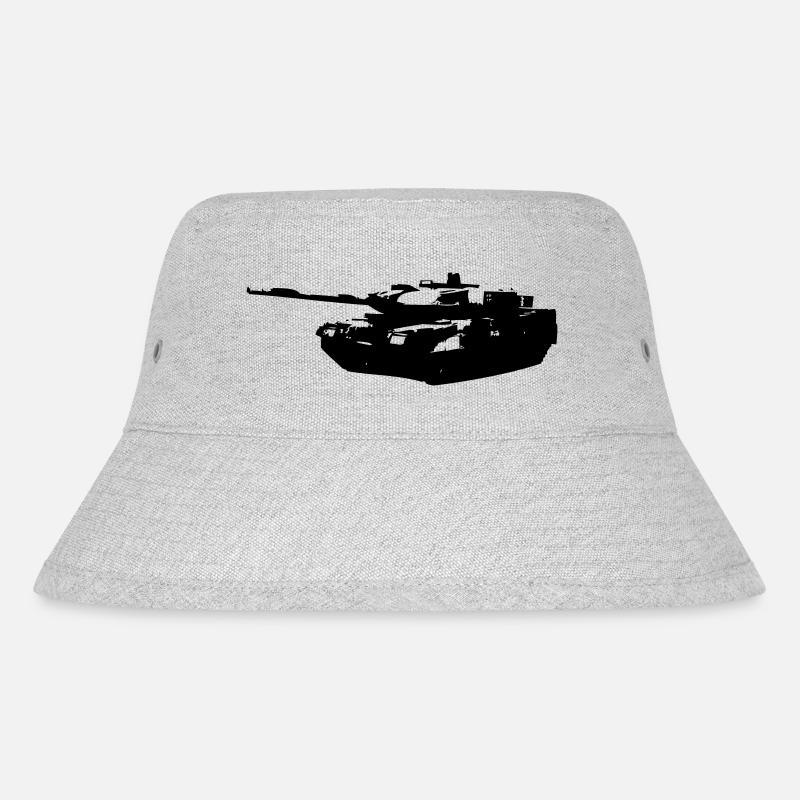 armor-leopard - Stanley/Stella Recycled Bucket Hat - heather grey