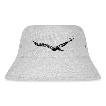 Eagle - Stanley/Stella Recycled Bucket Hat - heather grey - Front