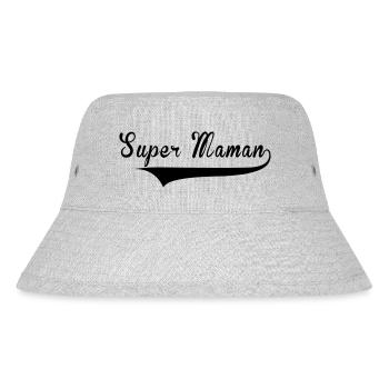 Supermaman - Stanley/Stella recycelter Bucket Hat - Grau meliert - Vorne