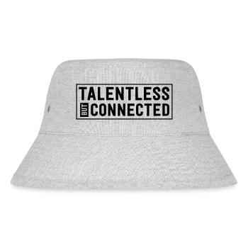 Talentless But Connected - Stanley/Stella Recycled Bucket Hat - heather grey - Front