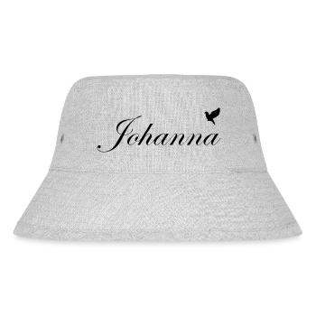 Johanna schöner Name Black - Stanley/Stella recycelter Bucket Hat - Grau meliert - Vorne