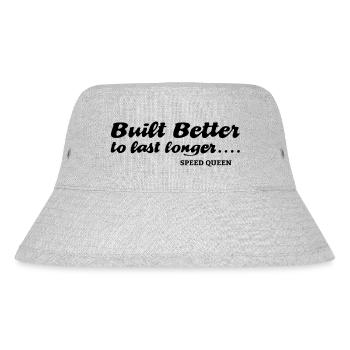 Mieux construit pour durer plus longtemps - Bob recyclé Stanley/Stella - gris chiné - Devant