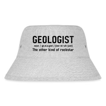 Geology Professor Geologist Geology Student - Stanley/Stella Recycled Bucket Hat - heather grey - Front