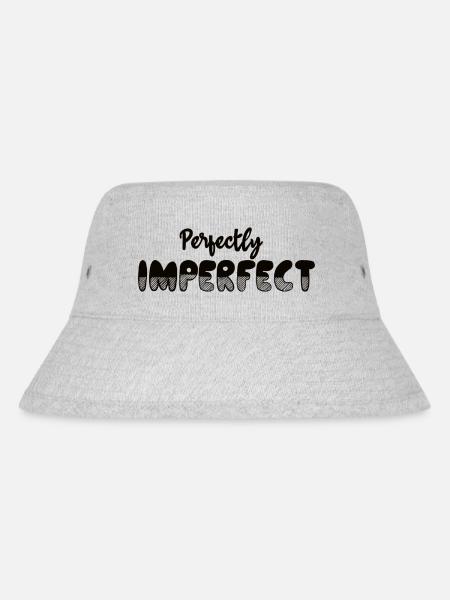 Perfectly imperfect T-Shirt - Stanley/Stella Recycled Bucket Hat - heather grey