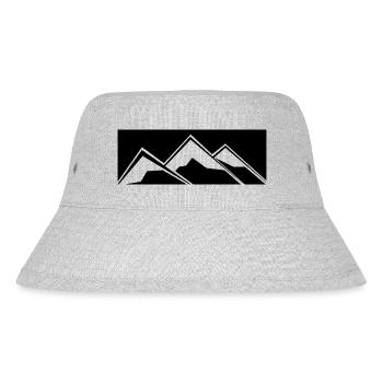 Berg - (24) - Stanley/Stella recycelter Bucket Hat - Grau meliert - Vorne