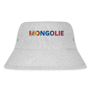 Drapeau Mongolie - Bob recyclé Stanley/Stella - gris chiné - Devant
