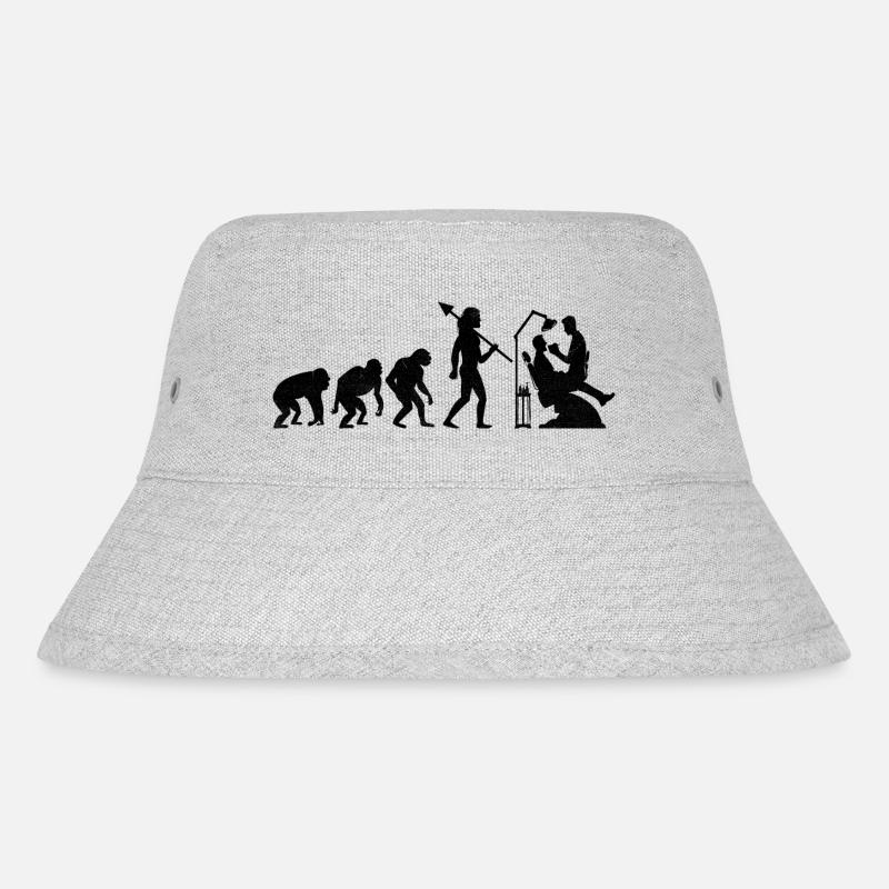 Evolution Dentiste Dentisterie Dentaire Dentistes - Bob recyclé Stanley/Stella - gris chiné