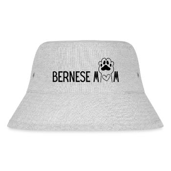 Minimalist Bernese mama Gift Bernese Mountain Dog - Stanley/Stella Recycled Bucket Hat - heather grey - Front