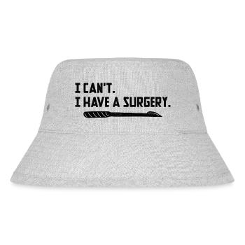 Je ne peux pas avoir une chirurgie Chirurgien Médecin chirurgical - Bob recyclé Stanley/Stella - gris chiné - Devant