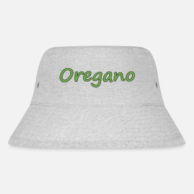Oregano - Stanley/Stella recycelter Bucket Hat - Grau meliert