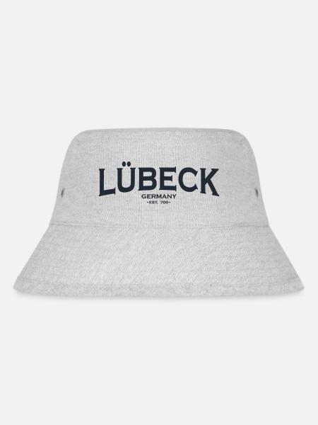 Lübeck - Stanley/Stella recycelter Bucket Hat - Grau meliert