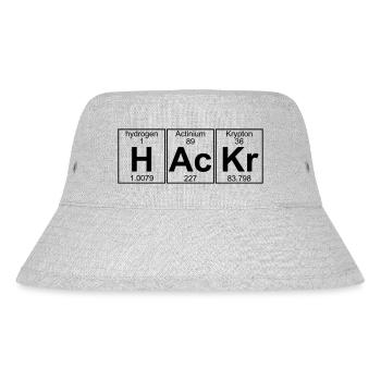H-Ac-Kr (hackr) - Full - Stanley/Stella Recycled Bucket Hat - heather grey - Front