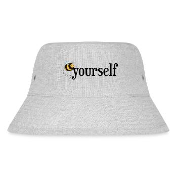 Bee Yourself! - Stanley/Stella recycelter Bucket Hat - Grau meliert - Vorne