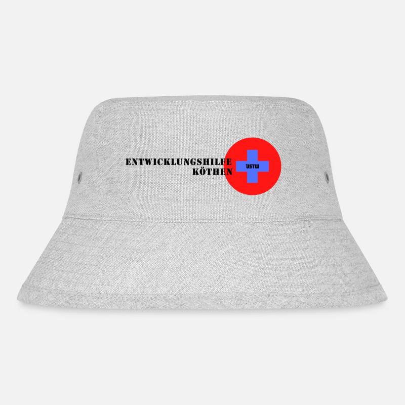 Köthen Entwicklungshilfe - Stanley/Stella recycelter Bucket Hat - Grau meliert