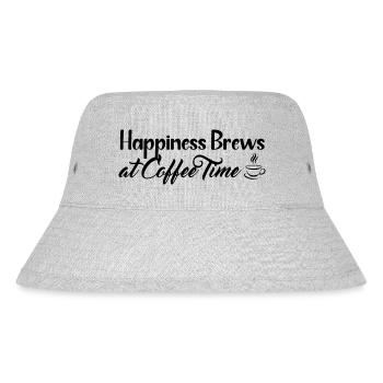 Happiness and Coffee Time Design - Bob recyclé Stanley/Stella - gris chiné - Devant
