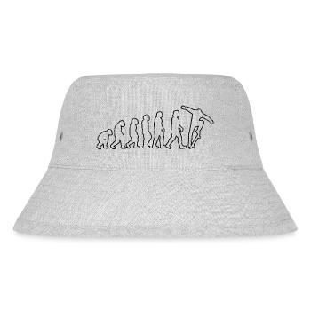 Skateboard Skaten Skater Skateboarding Skate-Fan - Stanley/Stella recycelter Bucket Hat - Grau meliert - Vorne