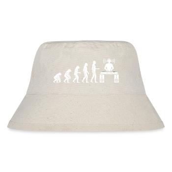 Evolution der Beats: DJ-Frontier - Stanley/Stella recycelter Bucket Hat - Naturweiß - Vorne