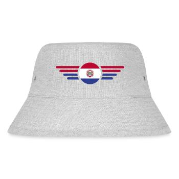 I Love Paraguay, Elegance Style Design T-Shirt - Stanley/Stella Recycled Bucket Hat - heather grey - Front