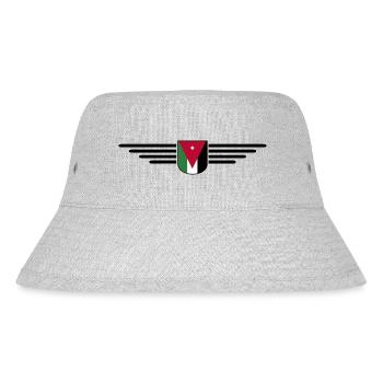 Jordan Amman Fan Outfit T-Shirt Design Gift - Bob recyclé Stanley/Stella - gris chiné - Devant