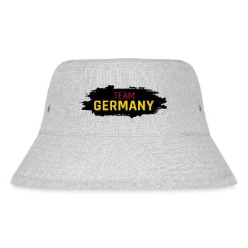 Team Germany Button - Stanley/Stella Recycled Bucket Hat - heather grey - Front