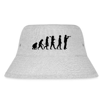 Evo Trumpet - Stanley/Stella recycelter Bucket Hat - Grau meliert - Vorne