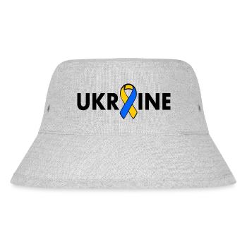 Ukraine - Stanley/Stella Recycled Bucket Hat - heather grey - Front