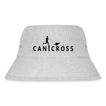 Marathon Triathlon Running joggen Biking Radfahren - Stanley/Stella recycelter Bucket Hat - Grau meliert - Vorne