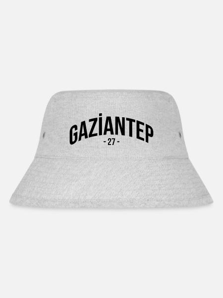 Gaziantep 27 Türkei Turkiye Geschenk Urlaub Antep - Stanley/Stella recycelter Bucket Hat - Grau meliert