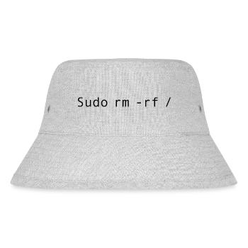 Linux Coding Sudo rm -rf / - Bob recyclé Stanley/Stella - gris chiné - Devant