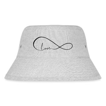 Infinite Love - Stanley/Stella Recycled Bucket Hat - heather grey - Front