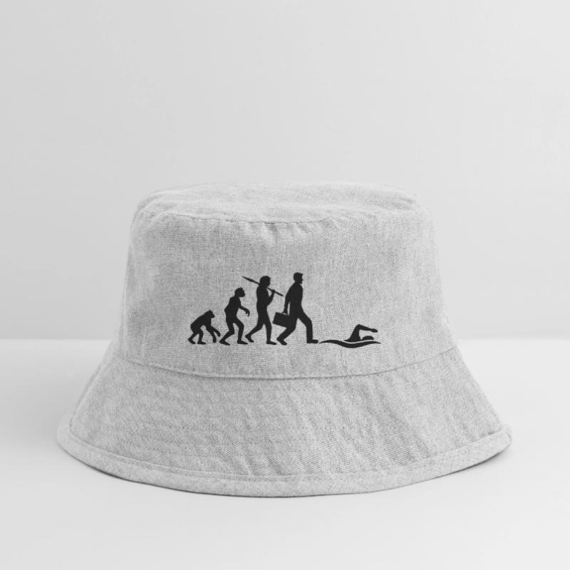 evolution development born to swim logo s Stanley/Stella Recycled Bucket Hat