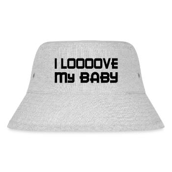 Grossesse Baby shower Babyshower Boy Girl - Bob recyclé Stanley/Stella - gris chiné - Devant