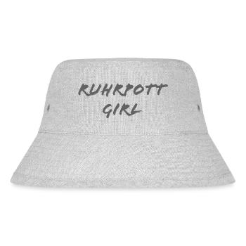 Ruhrpott - Stanley/Stella recycelter Bucket Hat - Grau meliert - Vorne