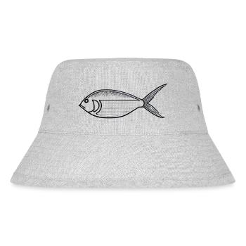 Élégant poisson habitant de la mer - Bob recyclé Stanley/Stella - gris chiné - Devant