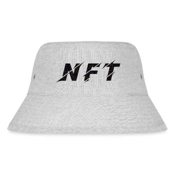 NFT Black Lines Colours - Stanley/Stella Recycled Bucket Hat - heather grey - Front