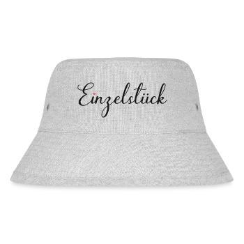 Einzelstück - Stanley/Stella recycelter Bucket Hat - Grau meliert - Vorne