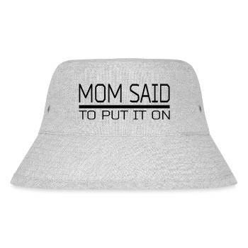Mom's Warmth Chronicles: Apparel Edition - Stanley/Stella Recycled Bucket Hat - heather grey - Front